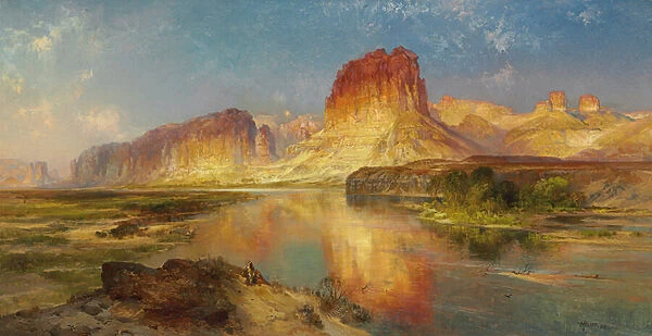 Green River of Wyoming, 1878 (oil on canvas)