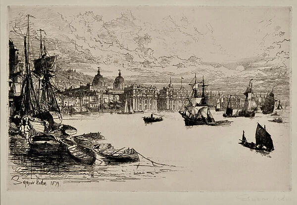 Greenwich, 1879 (etching)