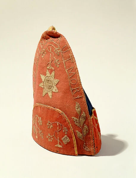 Grenadier cap, 1740-70 (wool and linen)