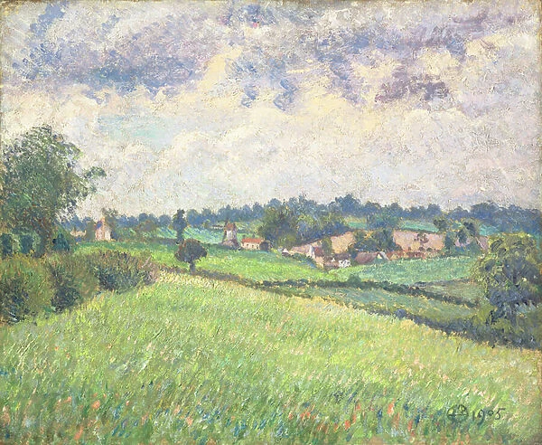 Grey Weather, Finchingfield, 1905 (oil on canvas)
