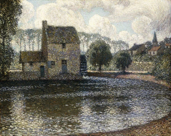 The Grey Windmill; Le Moulin Gris, 1914 (oil on canvas)