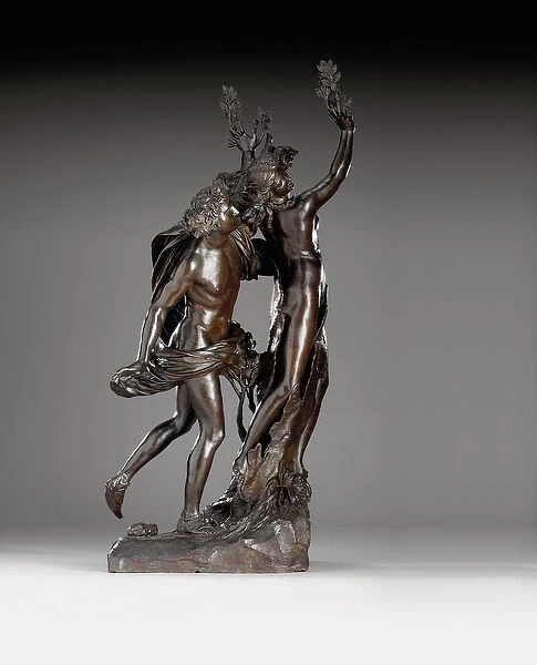 Group of Apollo and Daphne, after Gianlorenzo Bernini, c. 1722 (bronze)