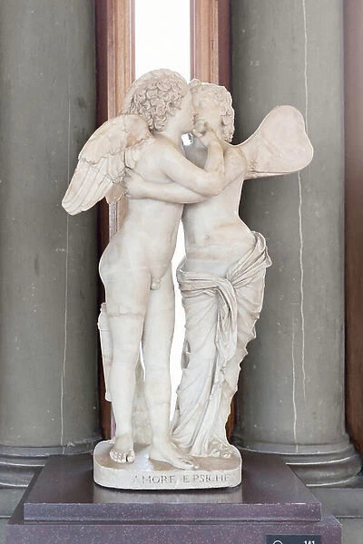 Group with Cupid and Psyche, 150-200 AD (marble)