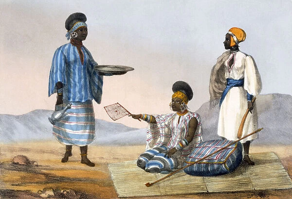 Group of native women in Soudan, from Narrative of Travels in Northern Africa in
