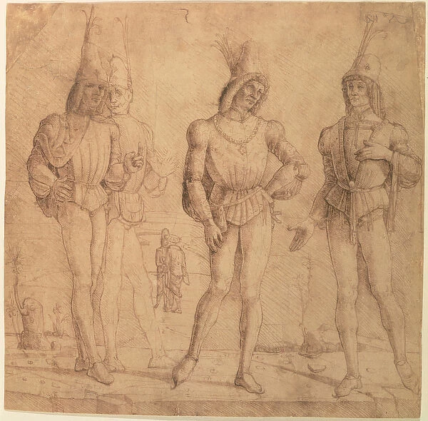 Group Portrait: Members of the d Este Family, c. 1492 (pen and brown ink)