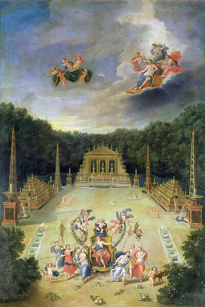The Groves of Versailles. L Arc de Triomphe (oil on canvas)