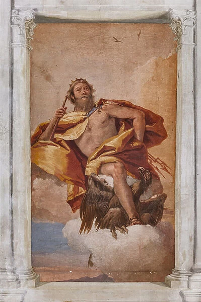 Guest Lodgings, the Room of the Olympus: 'Jupiter', 1757 (fresco)
