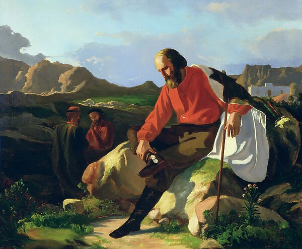 Guiseppe Garibaldi (1807-82) (oil on canvas)