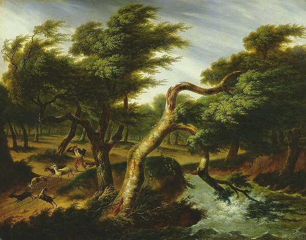 A Gust of Wind, 1817 (oil on canvas)