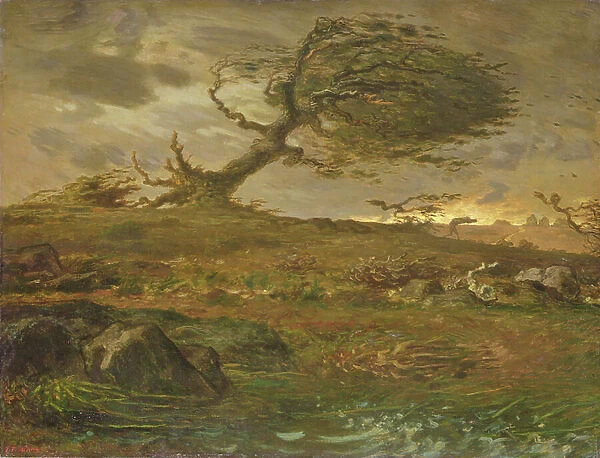 The Gust of Wind, 1871-73 (oil on canvas)