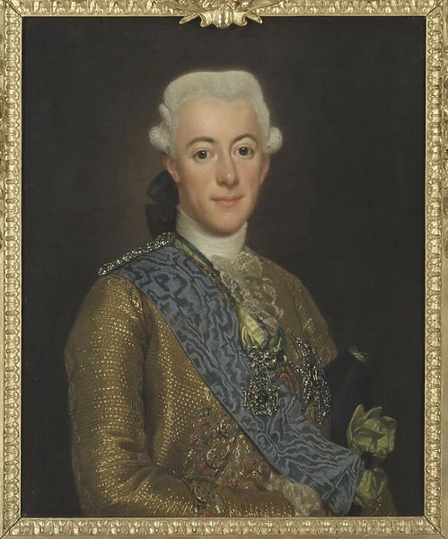 Gustave III roi de Suede - Portrait of King Gustav III of Sweden (1746-1792), by Roslin