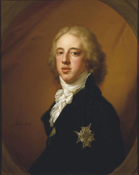 Gustave IV Adolphe de Suede - Portrait of Gustav IV Adolf of Sweden (1778-1837), by Lampi