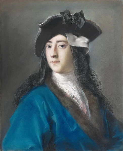 Gustavus Hamilton, Second Viscount Boyne, in Masquerade Costume, 1730-31 (pastel on paper