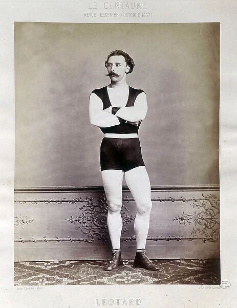 The gymnast Jules Leotard - in 'the Centaure'of October 1867