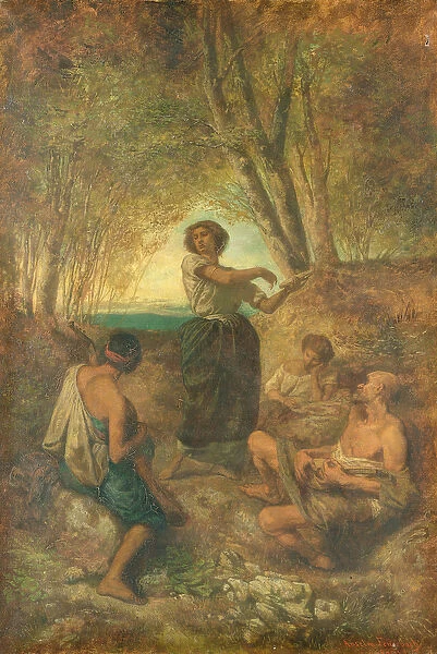 The Gypsy Dance, 1853 (oil on canvas)