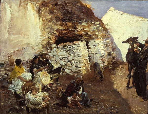 Gypsy Encampment, Granada, Spain, c. 1912-13 (oil on canvas)