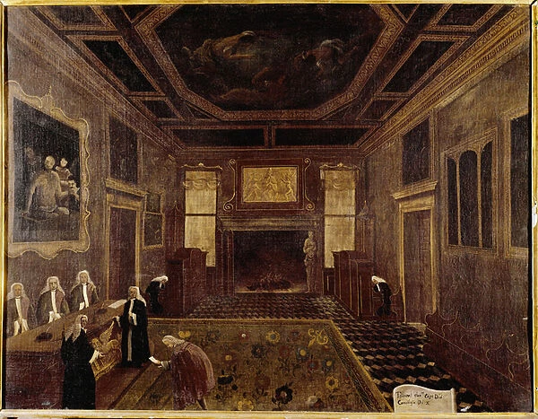 The Hall of the Council of Ten at the Doges Palace (Venezia