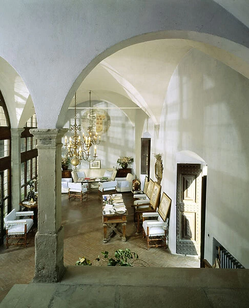 Hall of the Villa Il Trebbio (photo)