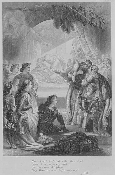 Hamlet, The Play Scene (engraving)