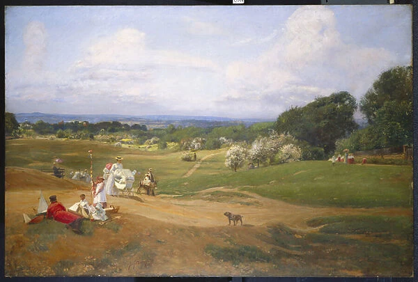 Hampsteads Happy Heath, 1897 (oil on canvas)