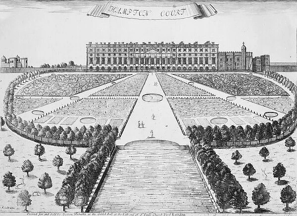 Hampton Court East Front, c. 1830 (engraving)