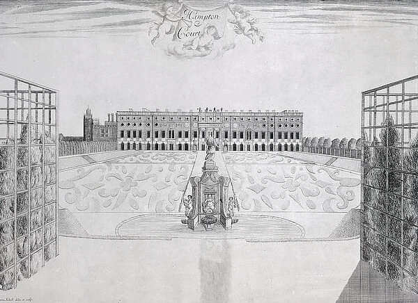 Hampton Court South Front, c. 1830 (engraving)