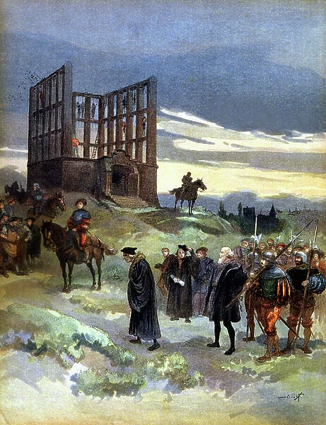 The hanging of superintendant Semblancay (1527), 1909 (illustration)