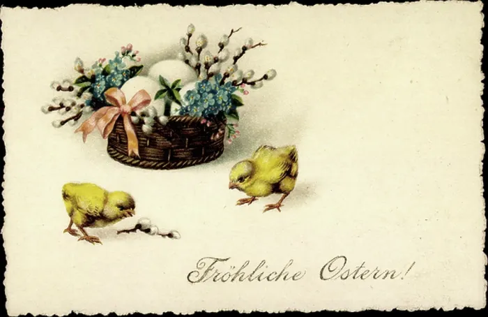 Framed Print : Happy Easter, Chick, Easter Egg, Willow Bib