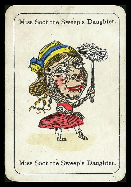Happy Families: Miss Soot the Sweep's Daughter (colour litho)