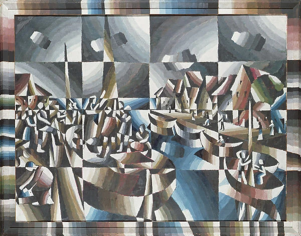 Harbour Picture, 1921 (oil on canvas)