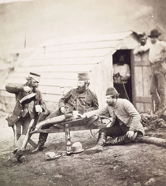 Hardships in the Camp (Colonel Lowe and Captains Brown and George)