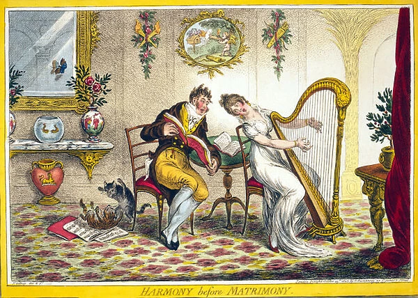 Harmony before Matrimony, pub. Hannah Humphrey, 25th October 1805