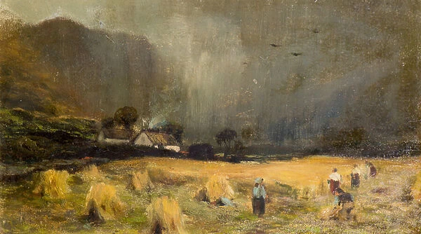 Harvest Field, 1872-74 (oil on canvas)