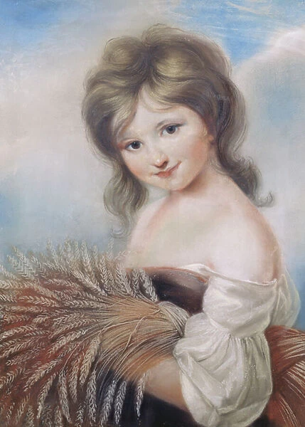 The Harvest Girl, c. 1780 (pastel)