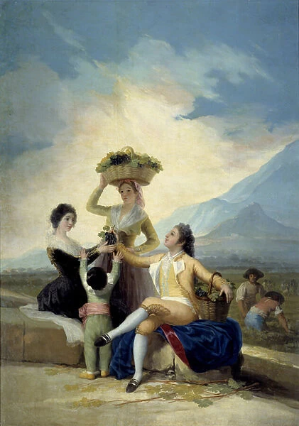 The Harvest Painting by Francisco de Goya (1746-1828) 1786 Sun