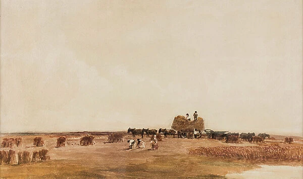 Harvest Time, date unknown (watercolour on paper)