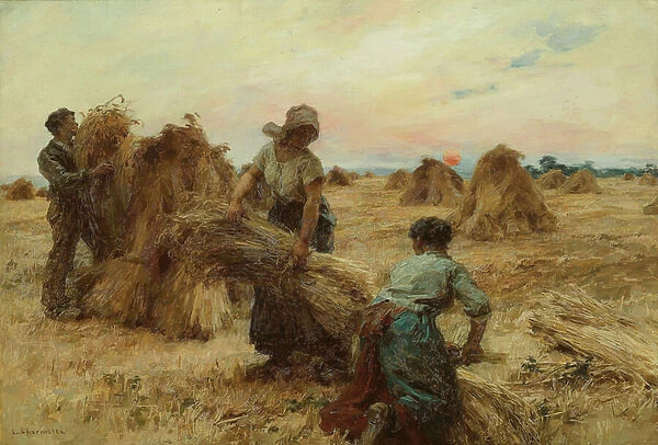 The Harvesters, 1888-89 (oil on canvas)