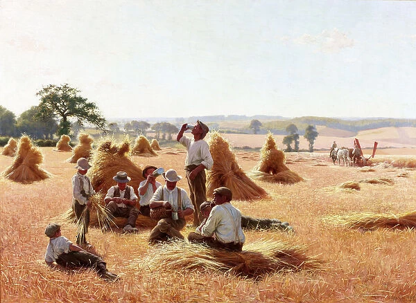 Harvesters Resting, 1898 (oil on canvas)