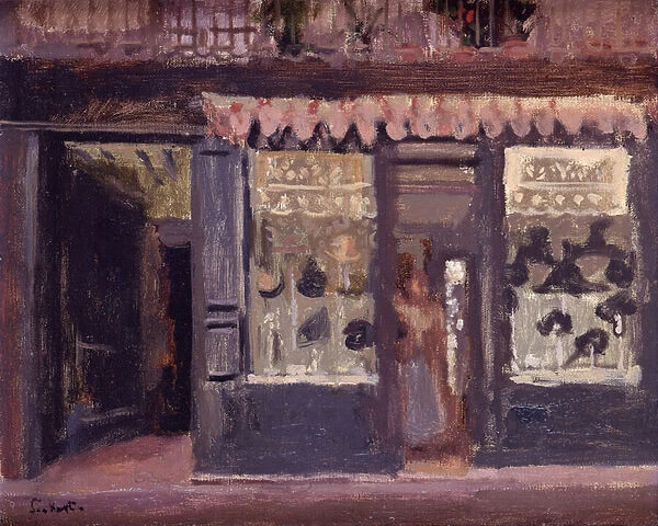 The Hat Shop (oil on canvas)
