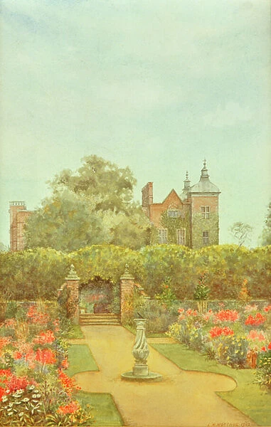 Hatfield House, 1902 (w  /  c on paper)