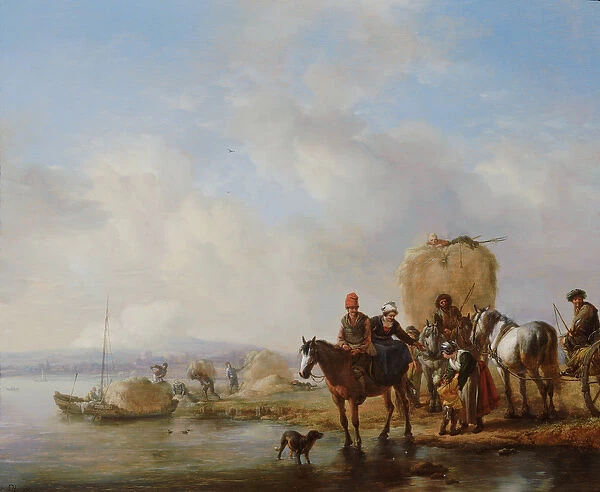 The Hay Wagon, after c. 1650 (oil on panel)