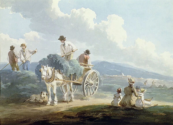 The Hay Wagon (w / c)