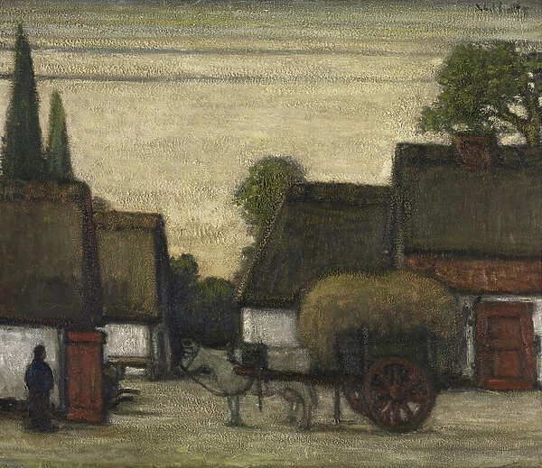 Haycart (oil on canvas)