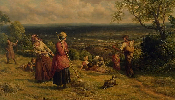 The Haymakers, 1862 (oil on canvas)