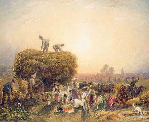 Haymaking, 1832 (w  /  c on paper)