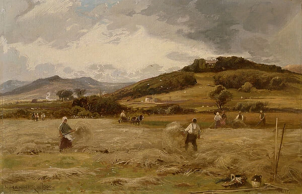 Haymaking. BAL37075 Haymaking by Manners, William 