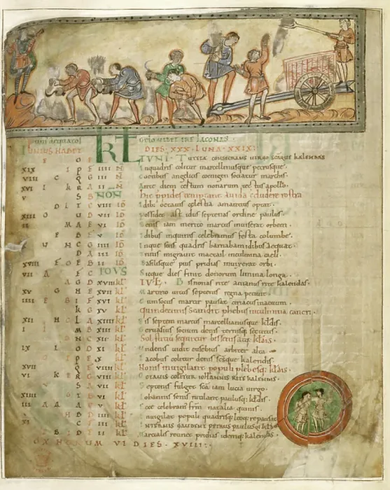 Framed Print : Haymaking. BL3265228 Haymaking; British Library, London, UK; (add.info. Framed Print : Haymaking. BL3265228 Haymaking; British Library, London, UK; (add.info.