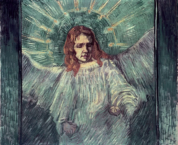 Head of an Angel, after Rembrandt, 1889 (oil on canvas)