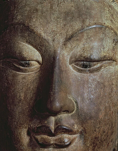Head of a Bodhisattva (stone)