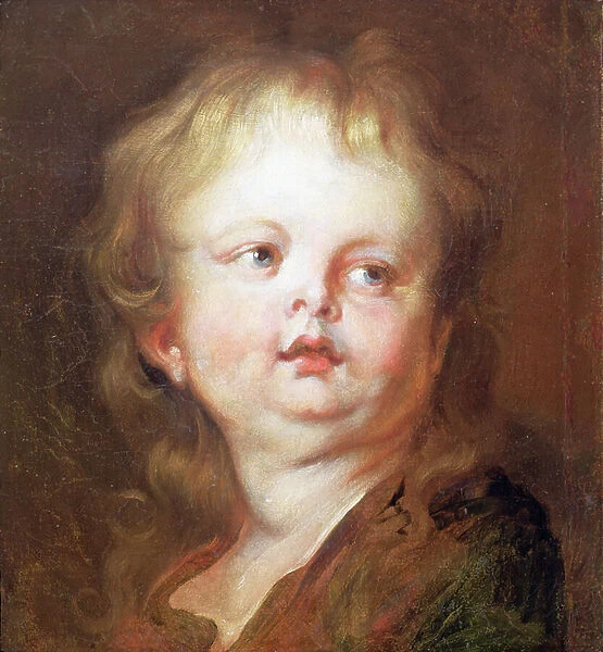 Head of a boy (oil on canvas)